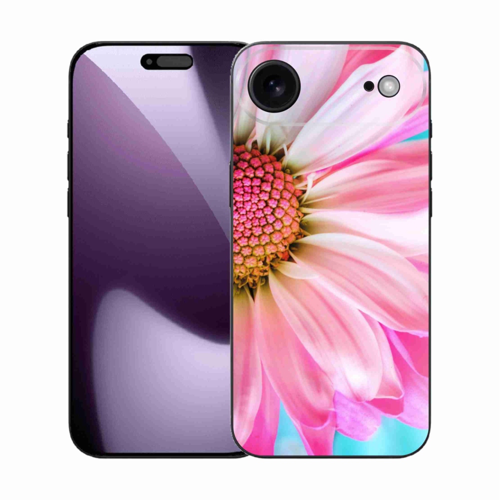 Gelový kryt mmCase na iPhone 17 Air - růžová květina