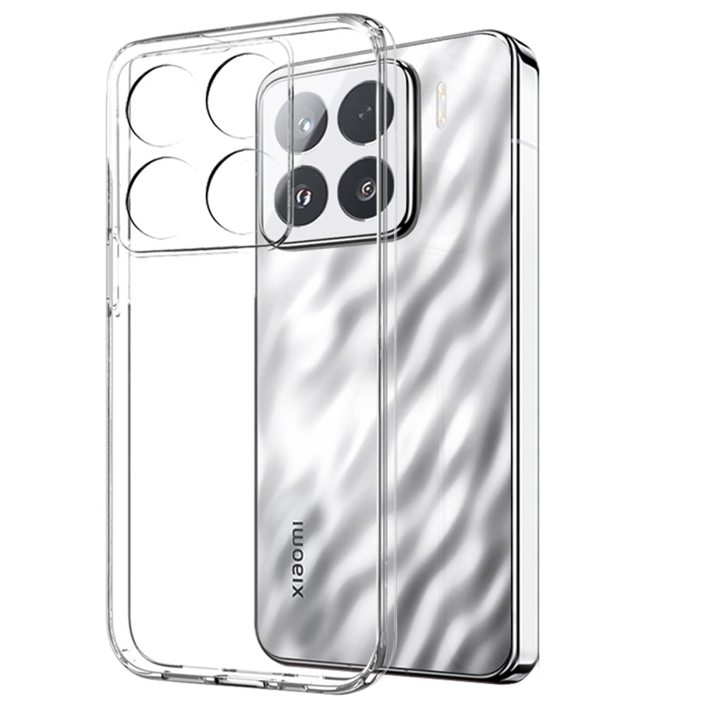 NORTHJO průhledný gelový obal + tvrzené sklo na Xiaomi 15 - průhledný