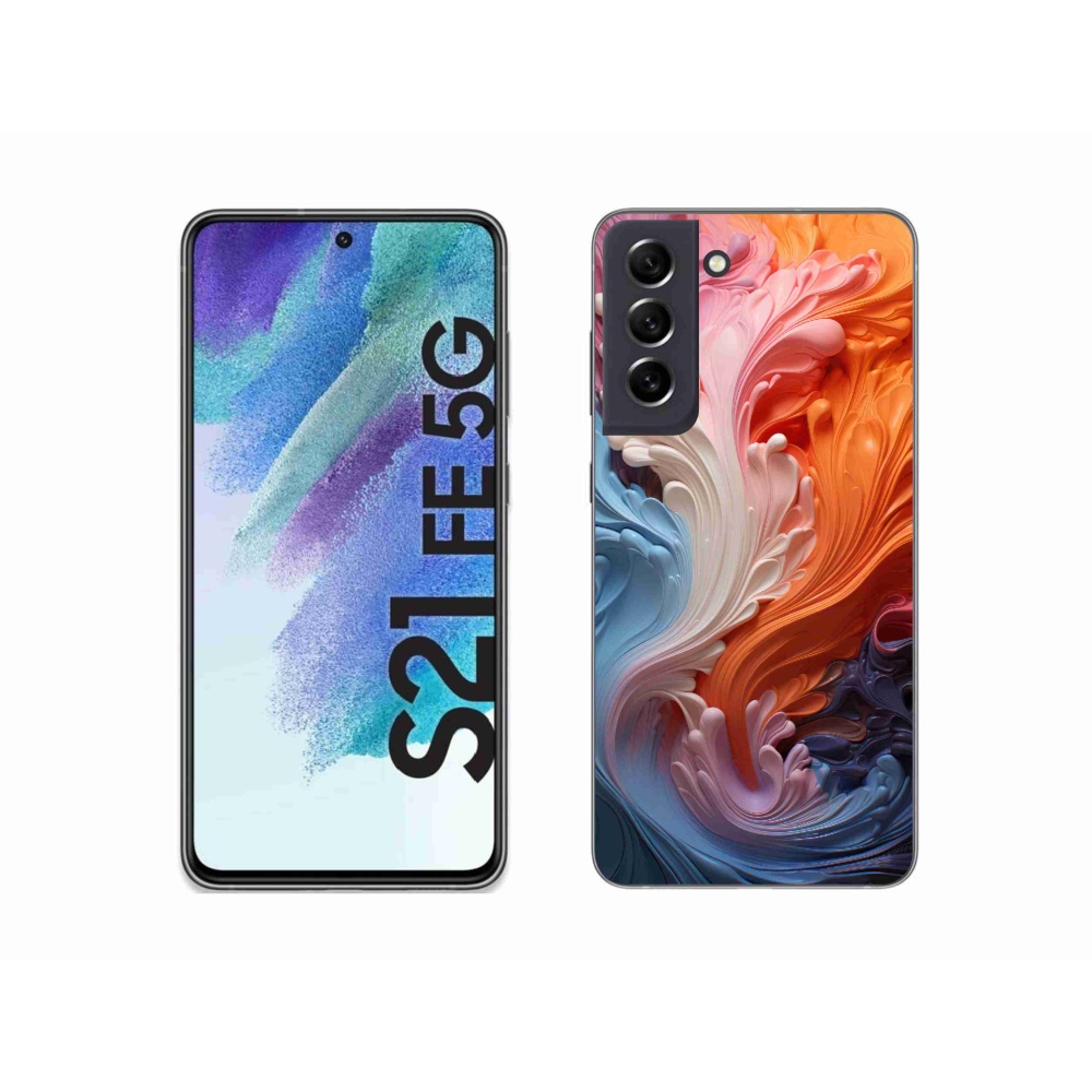 Gelový kryt mmCase na Samsung Galaxy S21 FE 5G - abstraktní motiv 8