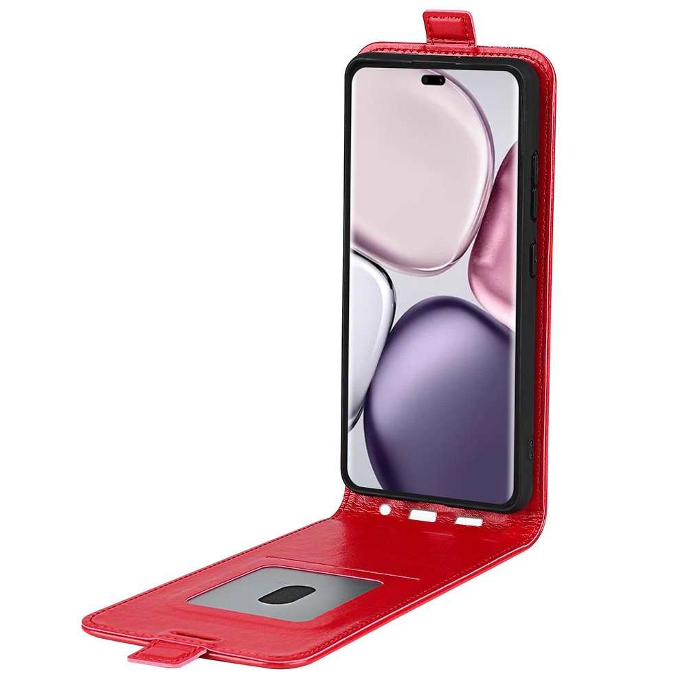 Vertical knížkové pouzdro na Honor Magic 7 Lite 5G - červené