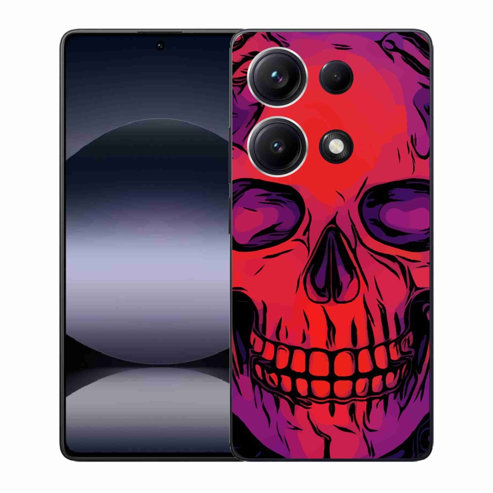 Gelový kryt mmCase na Xiaomi Redmi Note 14S - lebka