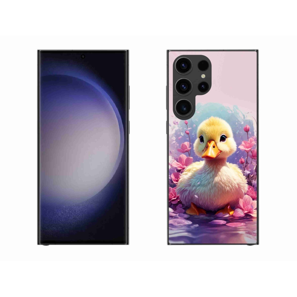 Gelový kryt mmCase na Samsung Galaxy S23 Ultra 5G - kachnička
