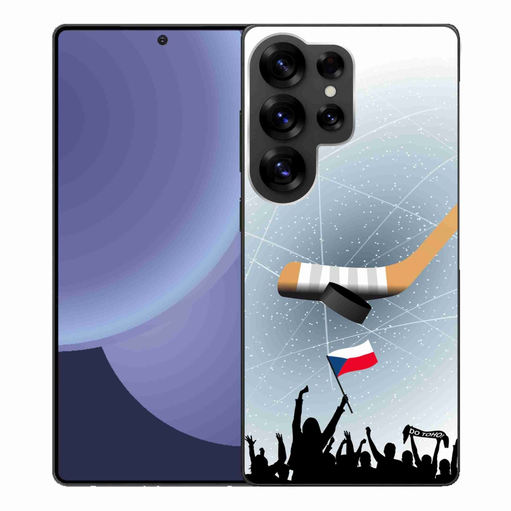 Gelový kryt mmCase na Samsung Galaxy S25 Ultra - fanoušci hokeje