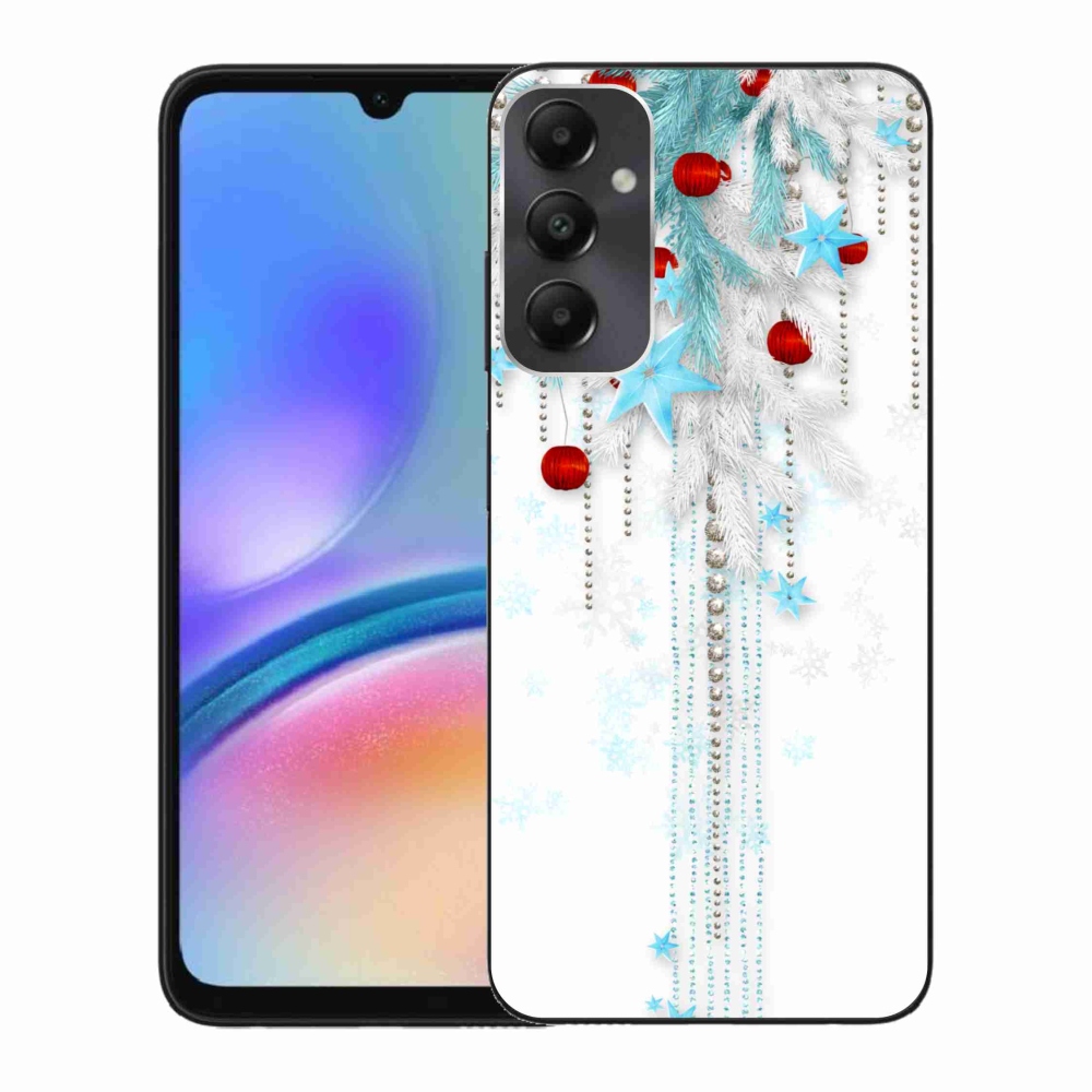 Gelový kryt mmCase na Samsung Galaxy A05s - vánoční ozdoby