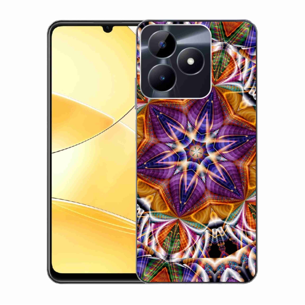 Gelový kryt mmCase na Realme C51/C53 - abstrakt 6