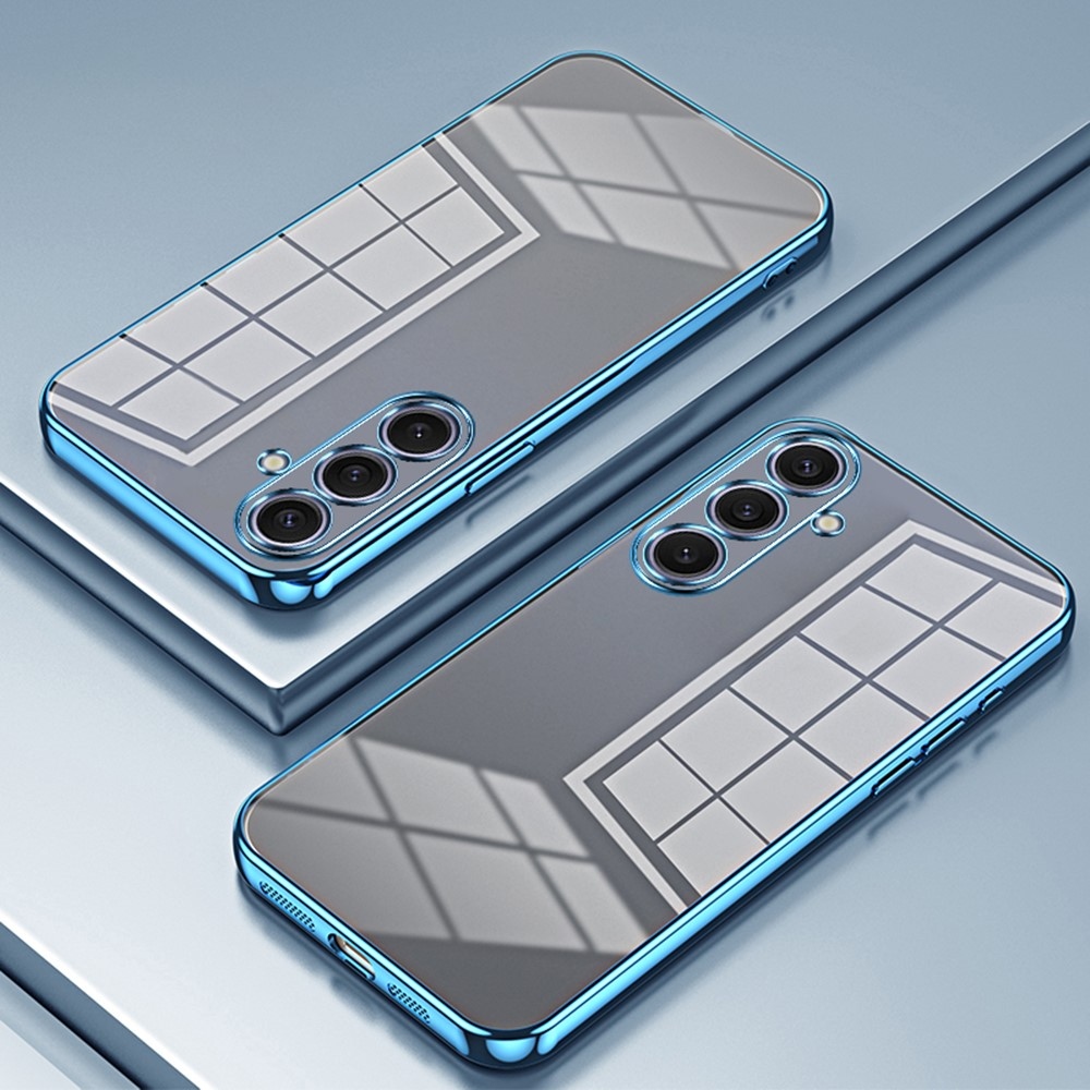 Electro gelový obal na Samsung Galaxy S25+ - modrý