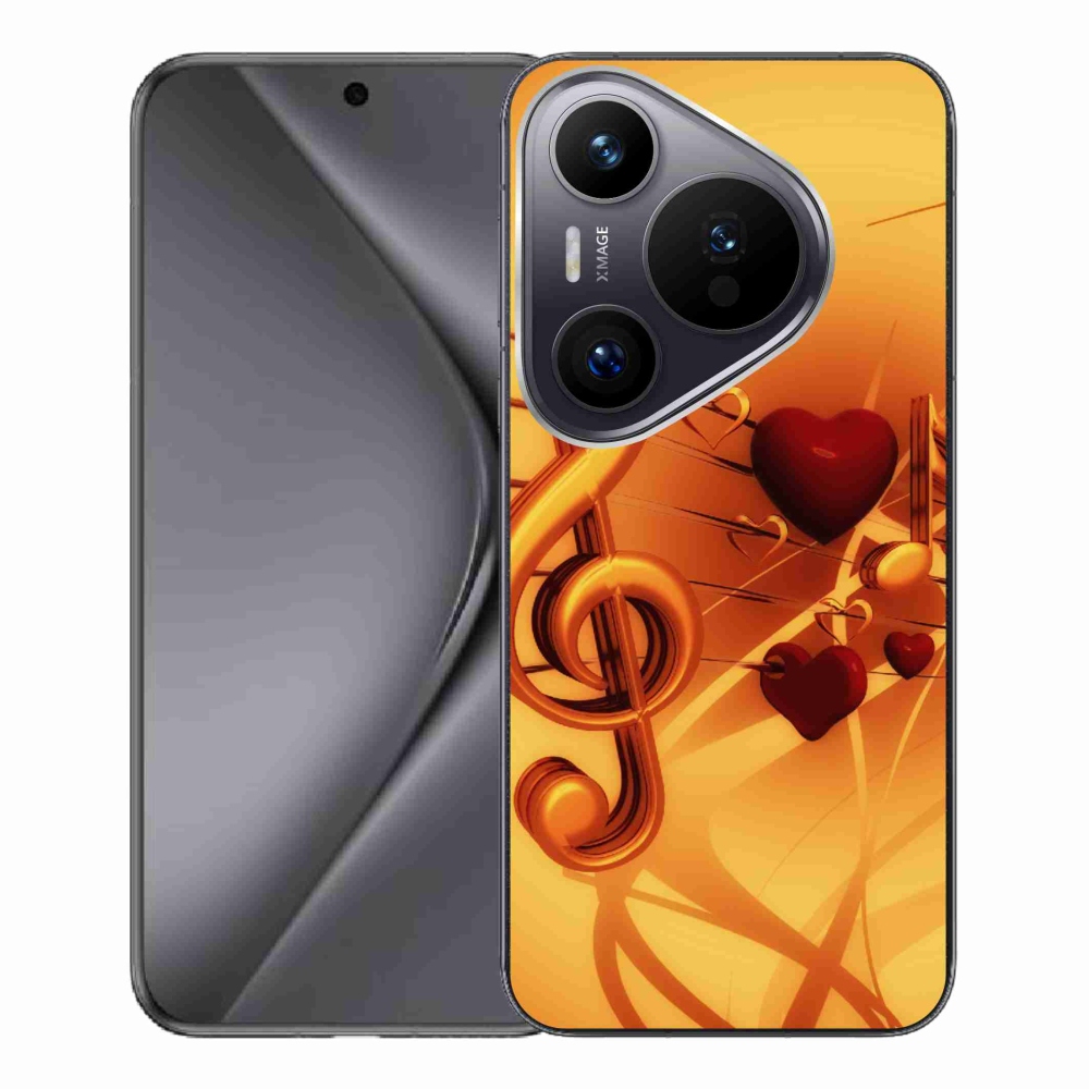 Gelový kryt mmCase na Huawei Pura 70 Pro - noty