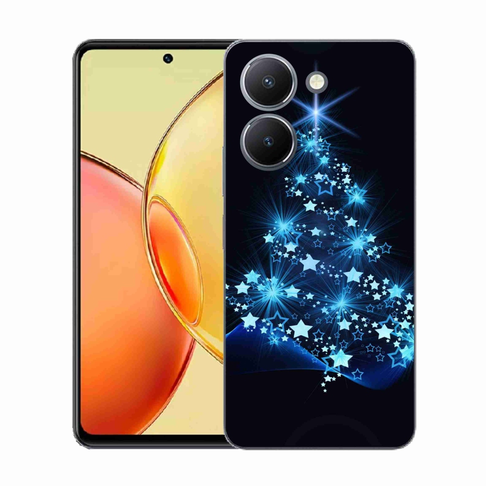 Gelový kryt mmCase na Vivo Y36 - vánoční stromek