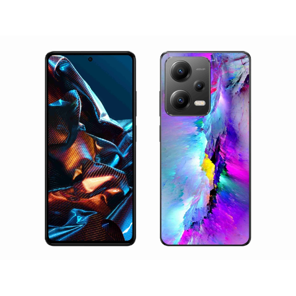 Gelový kryt mmCase na mobil Xiaomi Redmi Note 12 Pro 5G - abstrakt