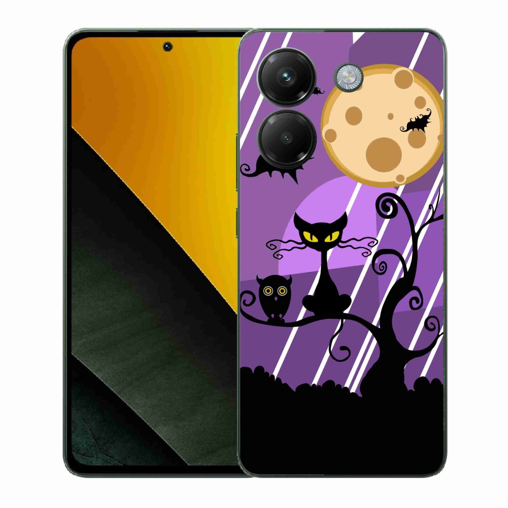 Gelový kryt mmCase na Xiaomi Poco M7 Pro 5G - halloween