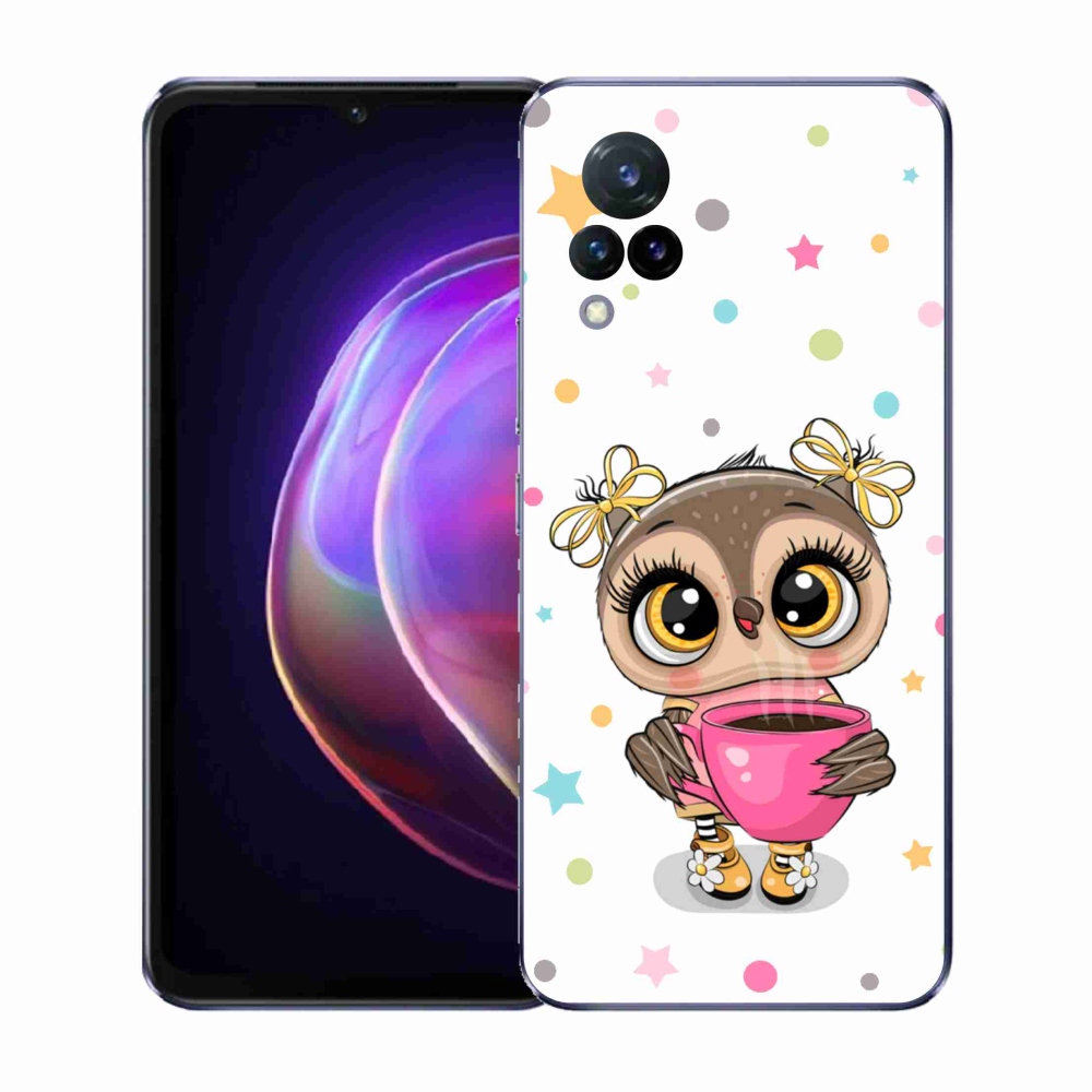 Gelový kryt mmCase na Vivo V21 4G/5G - kreslená sovička