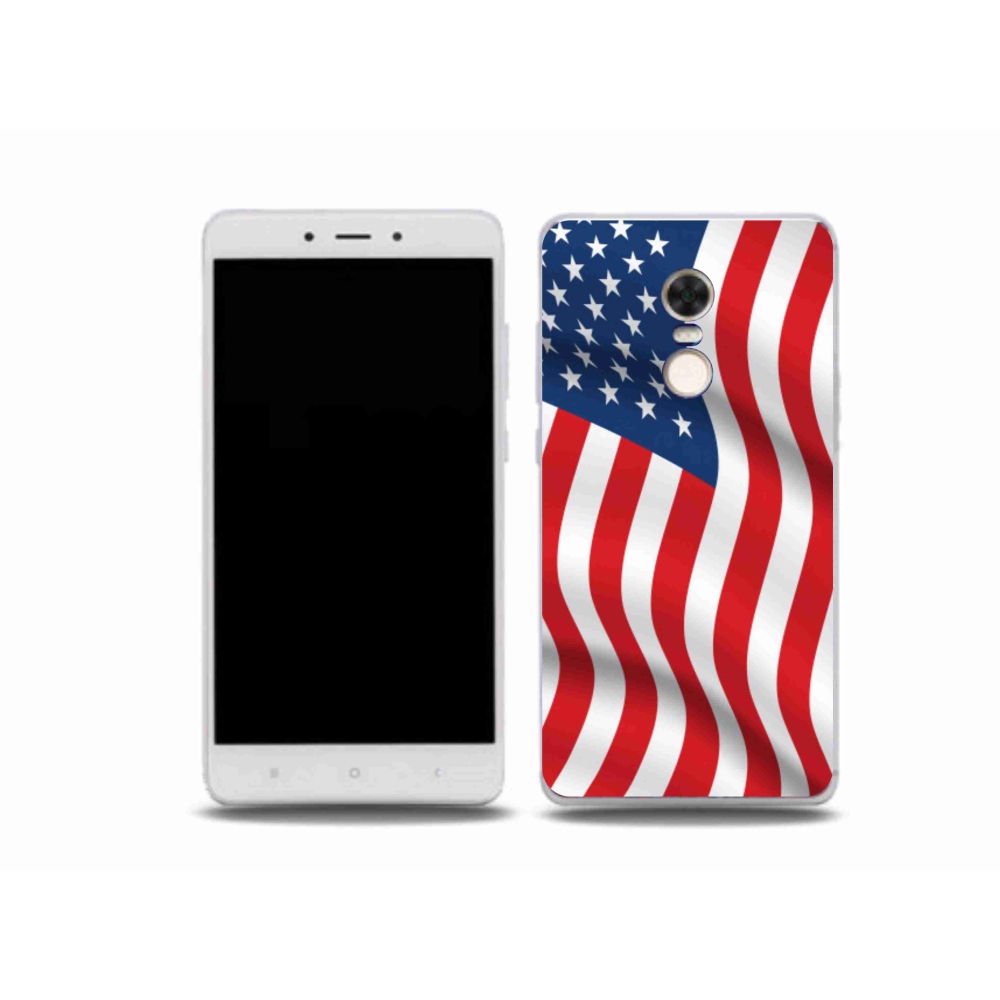 Gelový kryt mmCase na mobil Xiaomi Redmi Note 4X - USA vlajka