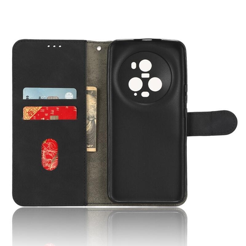 Wallet knížkové pouzdro na Honor Magic 5 Pro 5G - černé