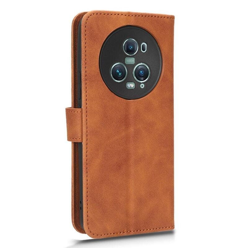 Wallet knížkové pouzdro na Honor Magic 5 Pro 5G - hnědé