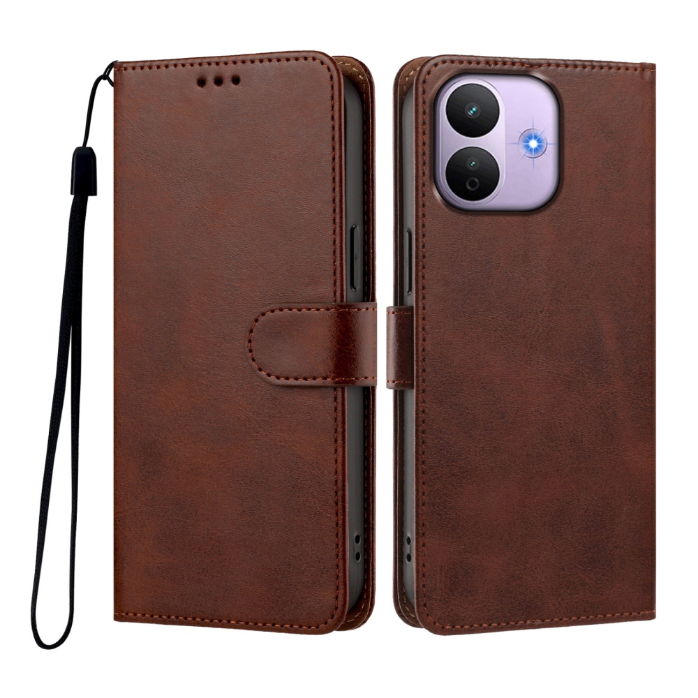 Wallet knížkové pouzdro na mobil Xiaomi Redmi Note 17 Pro 5G - hnědé