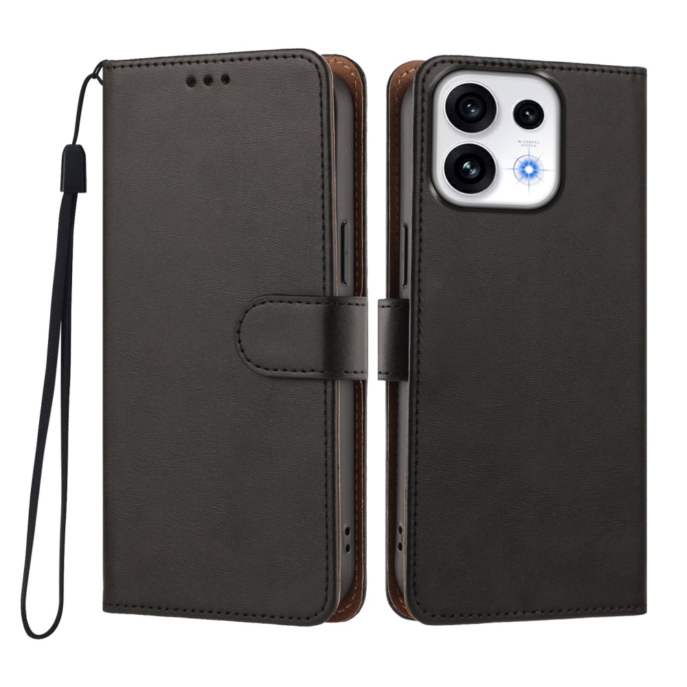 Wallet knížkové pouzdro na Oppo Reno 16 Pro 5G/Oppo Reno 16 5G - černé