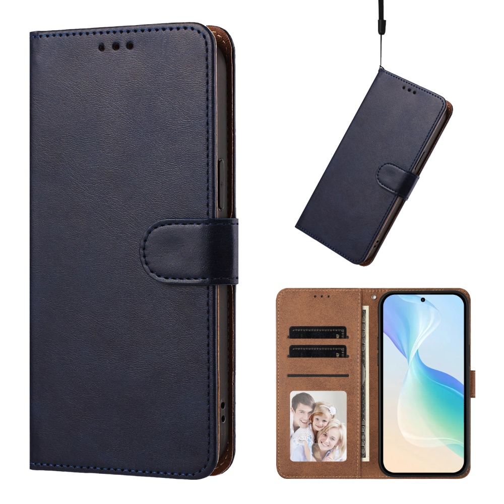 Wallet knížkové pouzdro na Oppo Reno 16 Pro 5G/Oppo Reno 16 5G - modré