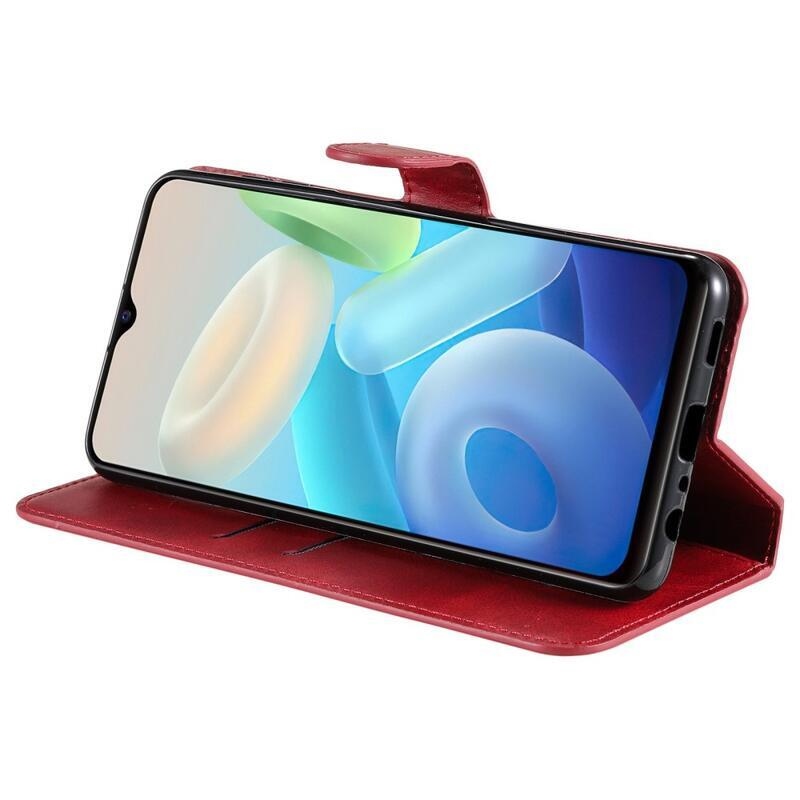 Wallet peněženkové pouzdro na mobil Vivo Y55 5G - červené
