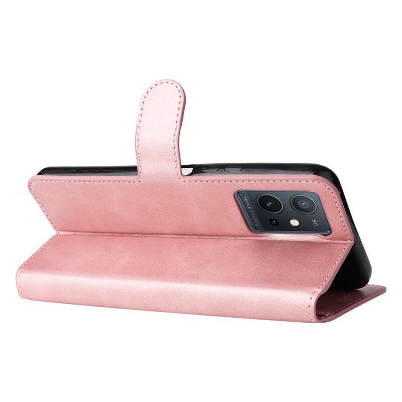 Wallet peněženkové pouzdro na mobil Vivo Y55 5G - růžovozlaté