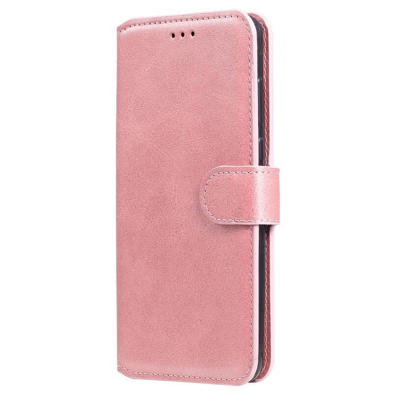 Wallet peněženkové pouzdro na mobil Vivo Y55 5G - růžovozlaté