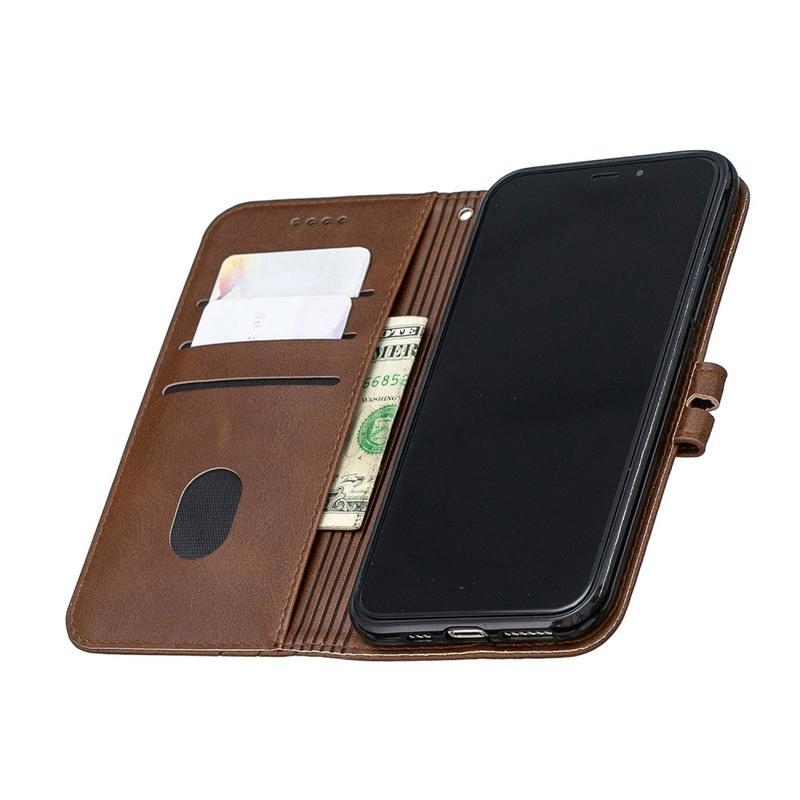 Wallet PU kožené peněženkové pouzdro na mobil iPhone 12 Pro Max 6,7