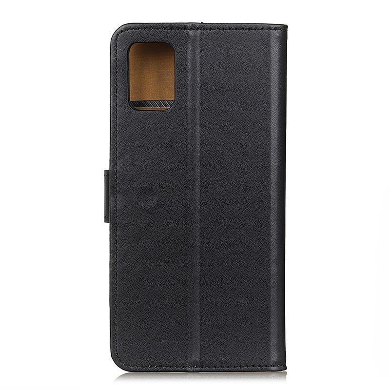 Wallet PU kožené peněženkové pouzdro na mobil Samsung Galaxy A51 5G - černé
