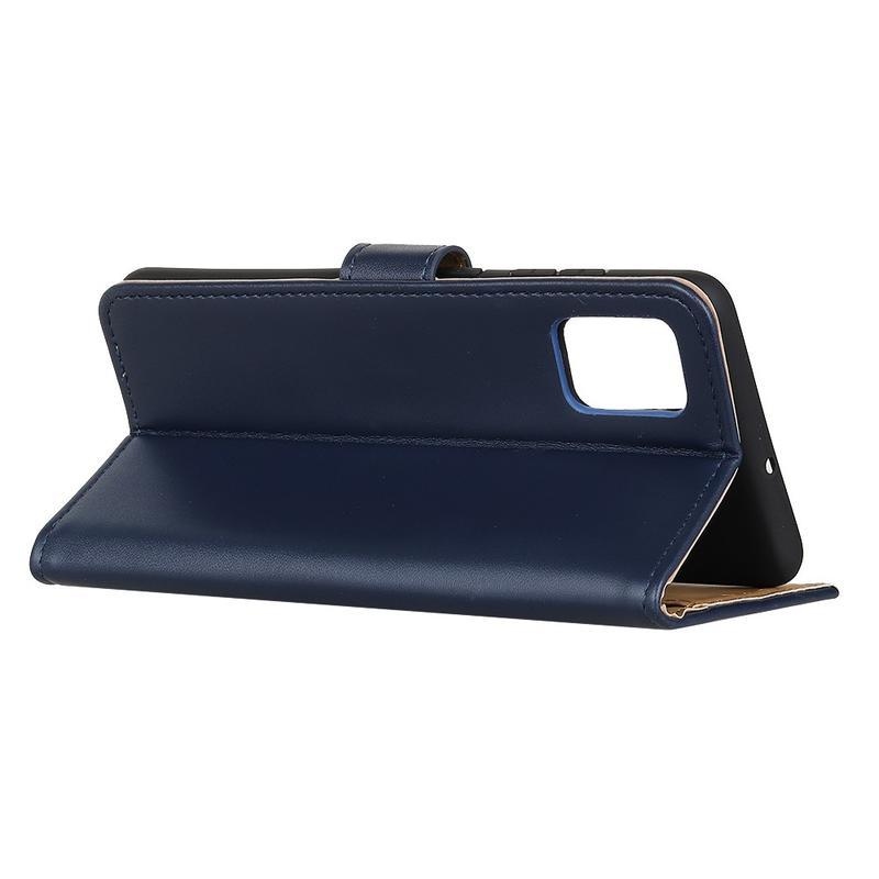 Wallet PU kožené peněženkové pouzdro na mobil Samsung Galaxy M31s - modré