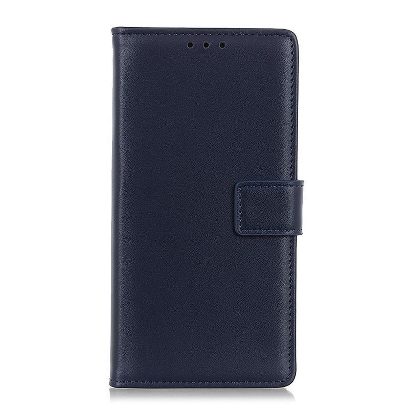 Wallet PU kožené peněženkové pouzdro na mobil Samsung Galaxy Note 20/Note 20 5G - modré