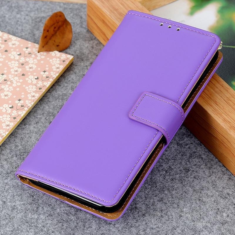Wallet PU kožené peněženkové pouzdro na mobil Xiaomi Redmi 8 - fialové