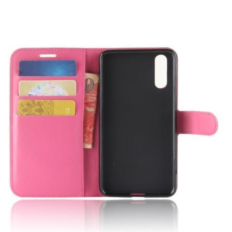 Wallet PU kožené pouzdro na Huawei P20 - rose