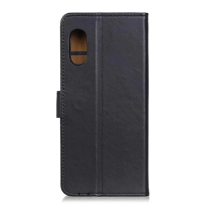 Wallet PU kožené pouzdro na mobil Samsung Galaxy Xcover Pro - černé