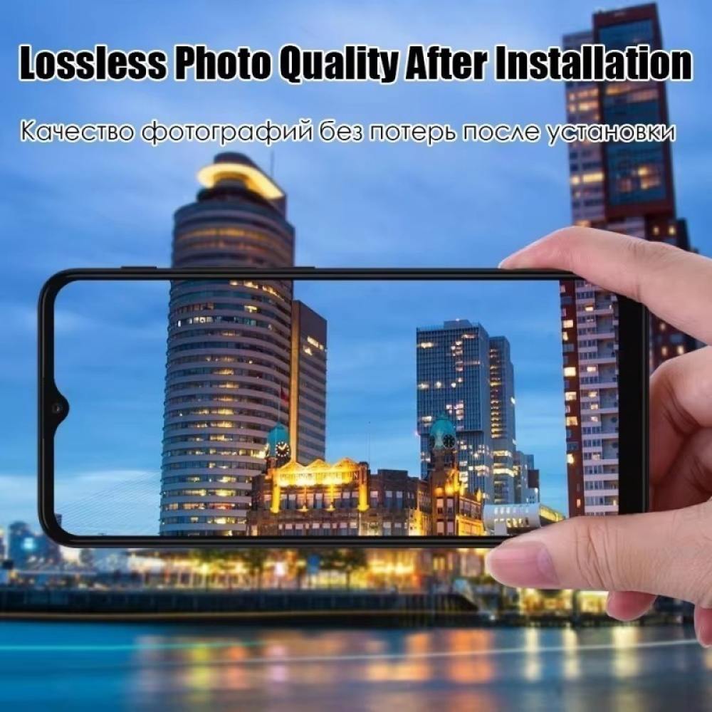WANLONFENG sklo čočky fotoaparátu na Samsung Galaxy Z Flip8 5G - černé