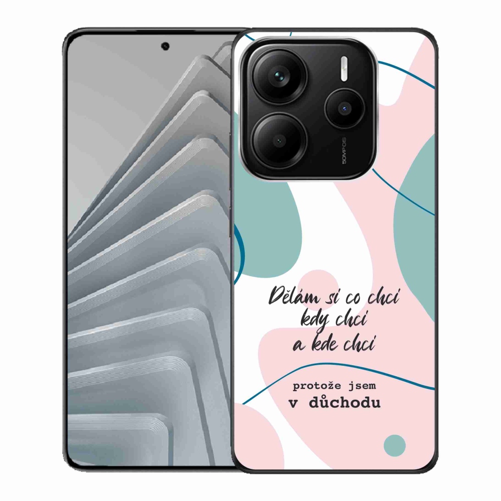 Gelový kryt mmCase na Xiaomi Redmi Note 14 5G - vtipný text 10 bílé pozadí