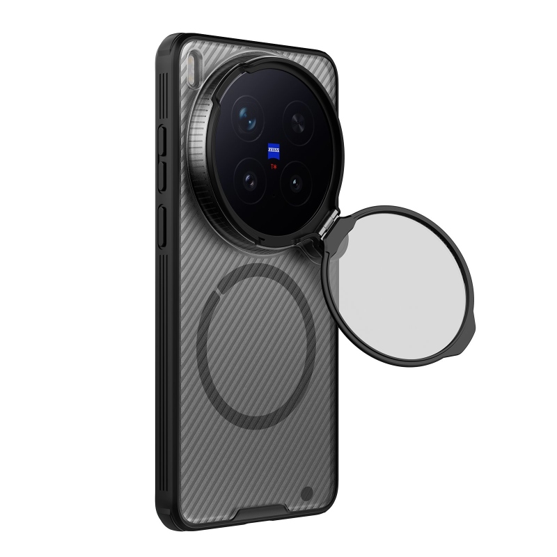Nillkin CamShield Prop Magnetic Zadní Kryt pro Vivo X300 Ultra Transparent Black