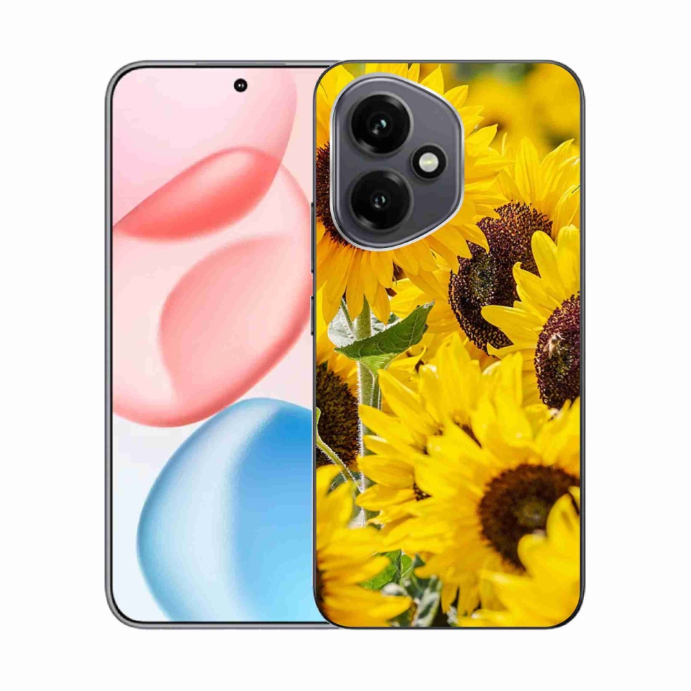 Gelový kryt mmCase na Honor 400 - slunečnice