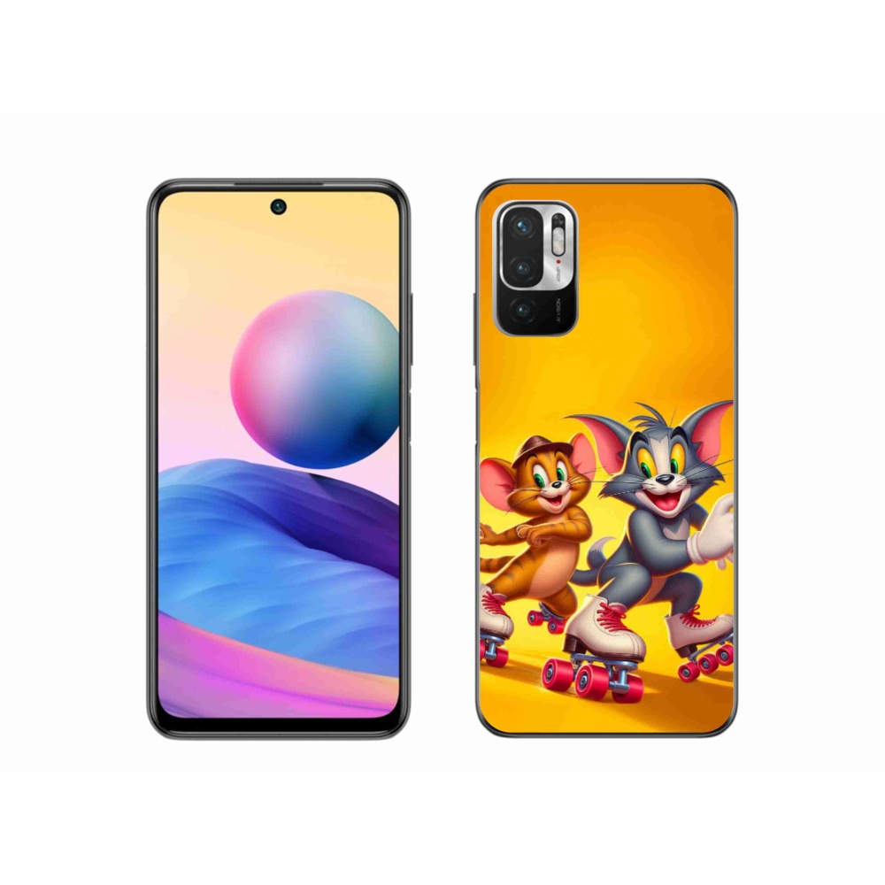 Gelový kryt mmCase na Xiaomi Poco M3 Pro/5G - tom a jerry