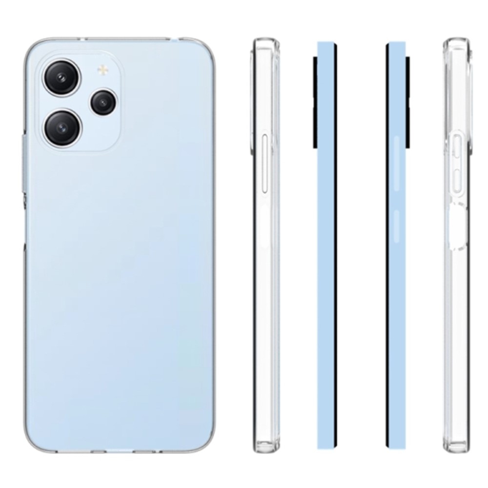 Průhledný gelový obal na Xiaomi Redmi 12 4G/5G - průhledný
