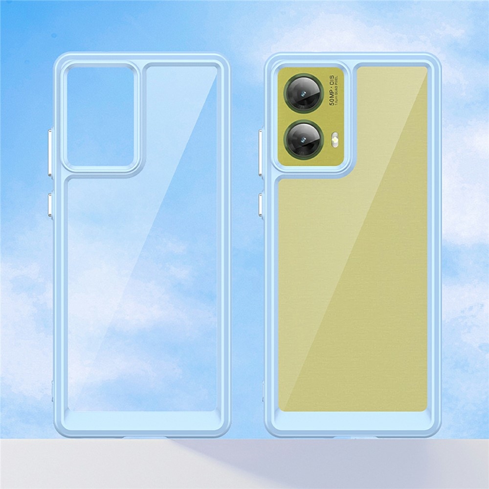 Gelový obal s pevnými zády na Motorola Moto G85 5G - modrý