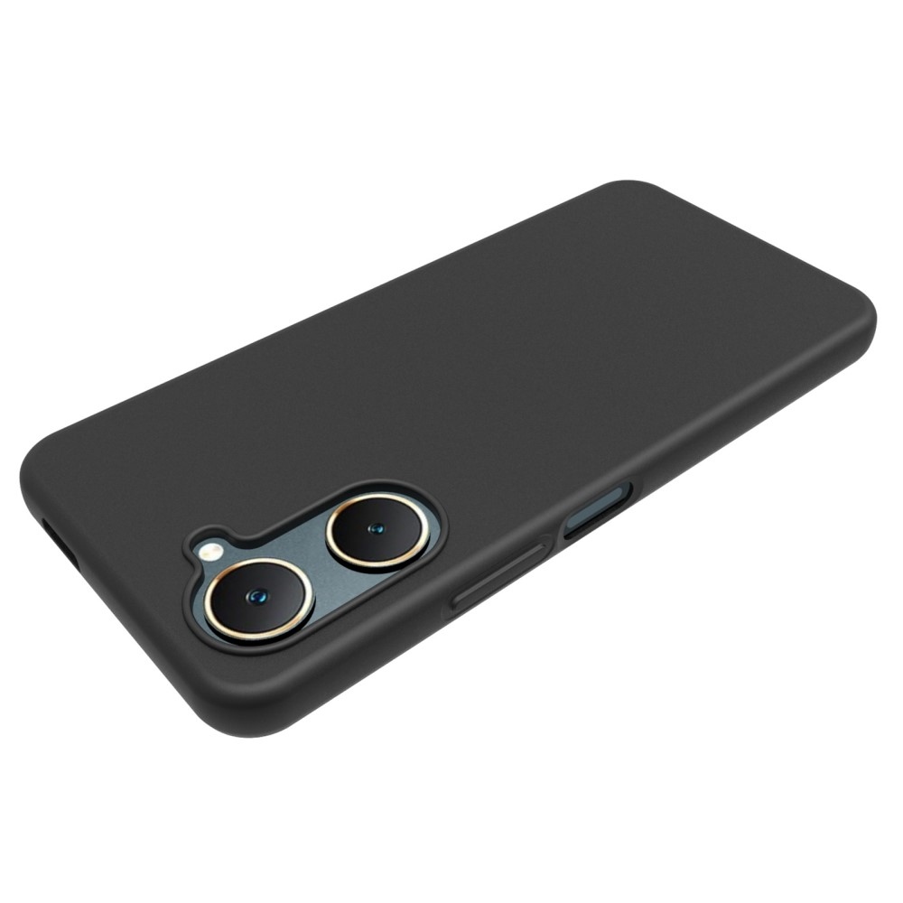 Matný gelový obal na Vivo Y28s 5G - černý