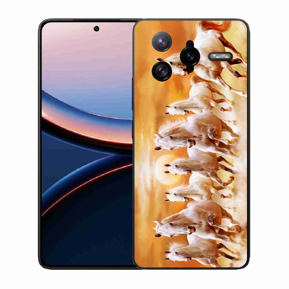Gelový kryt mmCase na Xiaomi Poco F7 Ultra - koně 2
