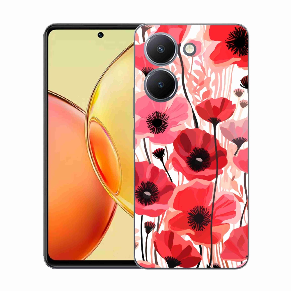 Gelový kryt mmCase na Vivo Y36 - vlčí mák 1