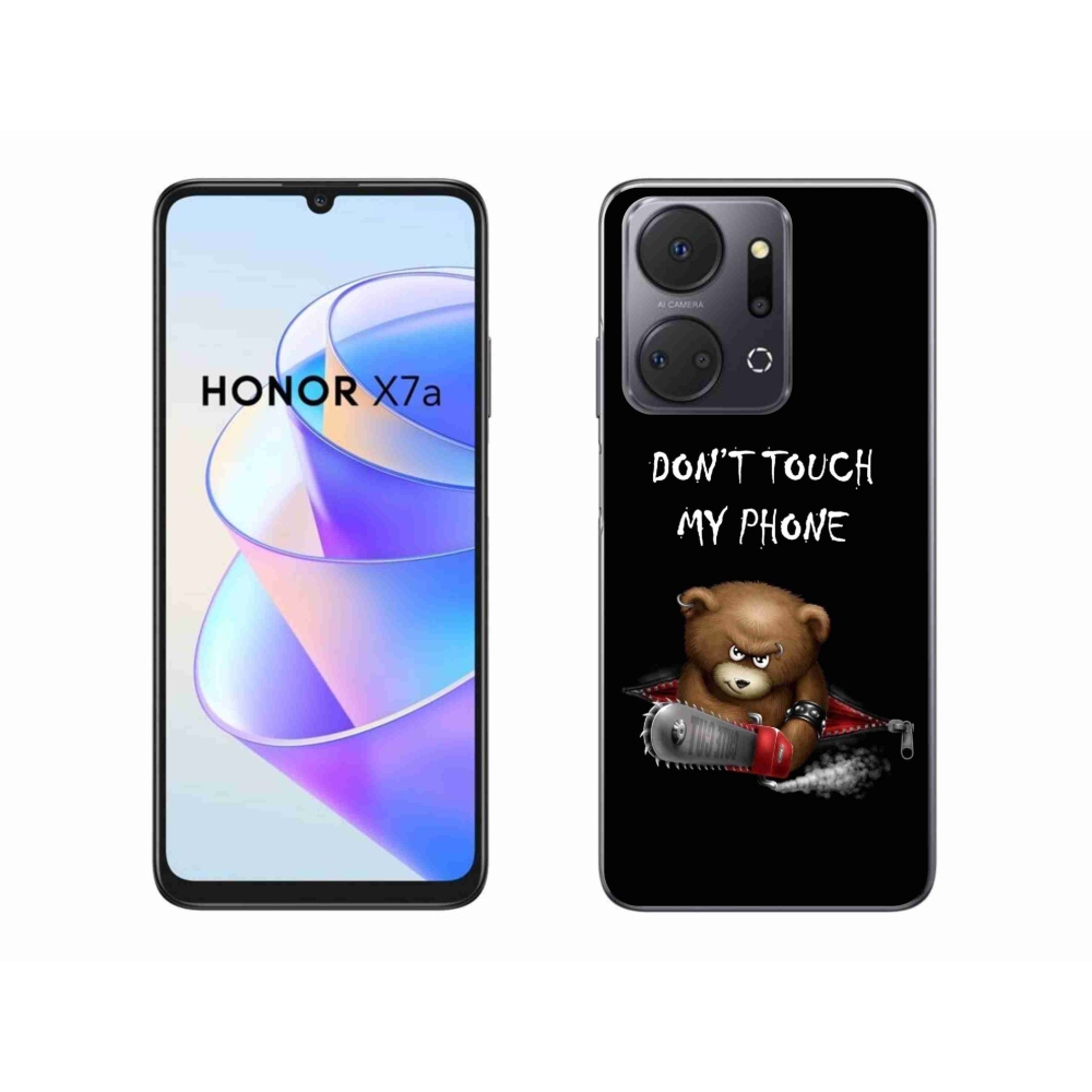 Gelový kryt mmCase na Honor X7a - nesahej na telefon
