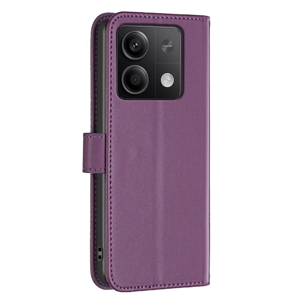 BNF knížkové pouzdro na Xiaomi Redmi Note 13 5G - tmavěfialové