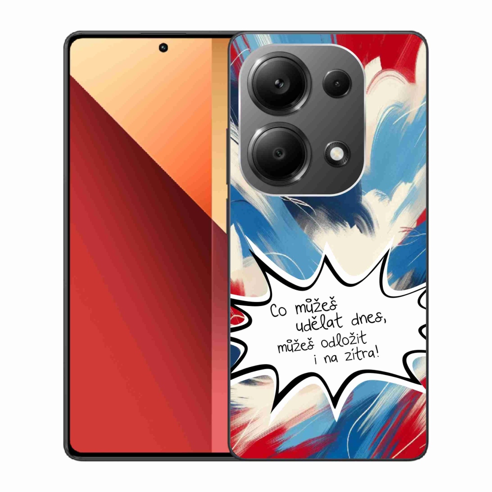 Gelový kryt mmCase na Xiaomi Redmi Note 13 Pro 4G/Poco M6 Pro  - vtipný text 9 bílé pozadí
