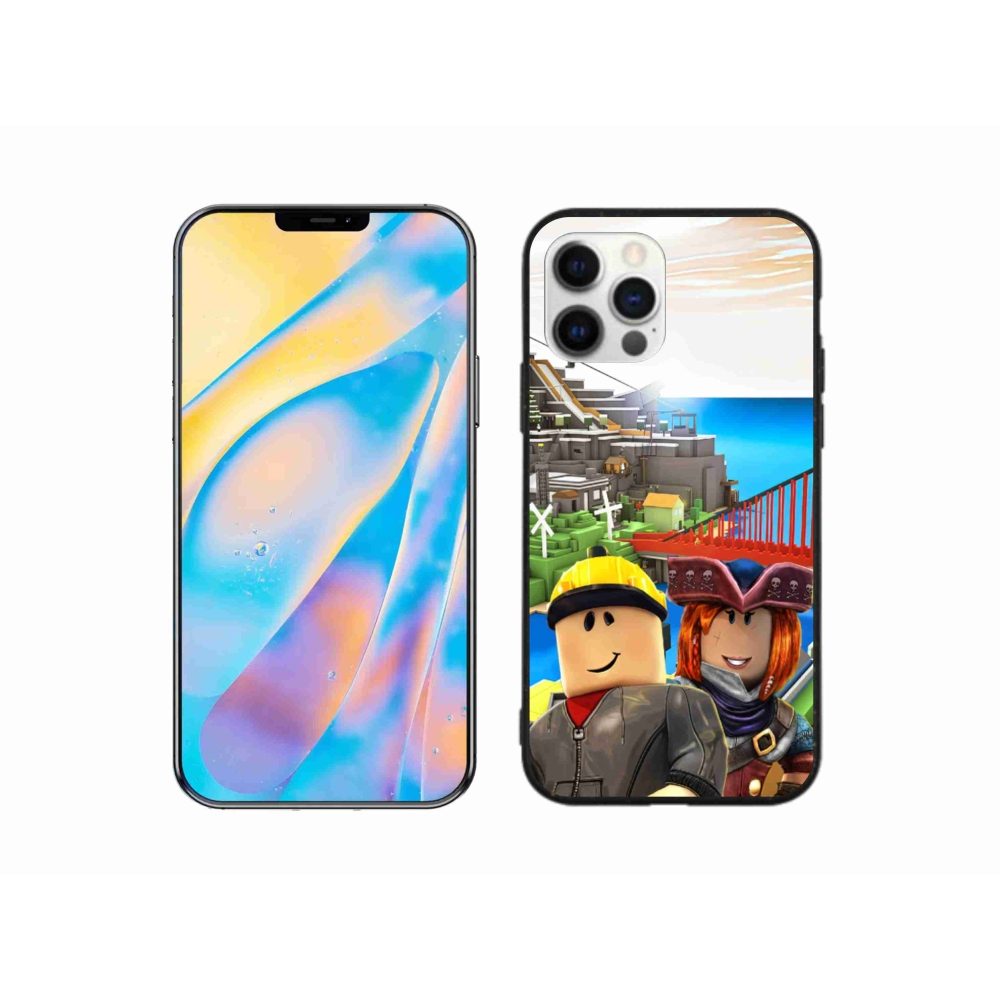 Gelový kryt mmCase na iPhone 12 - roblox 1
