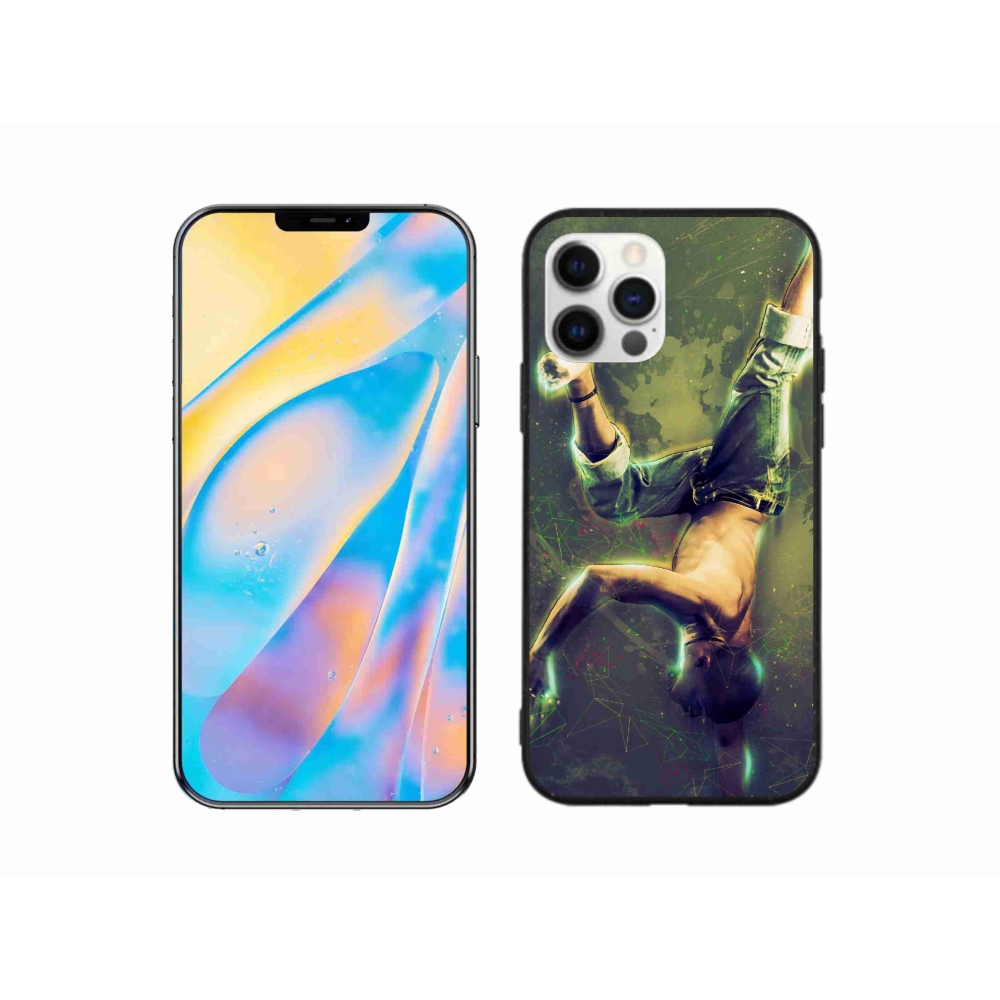 Gelový kryt mmCase na iPhone 12 Pro - breakdance