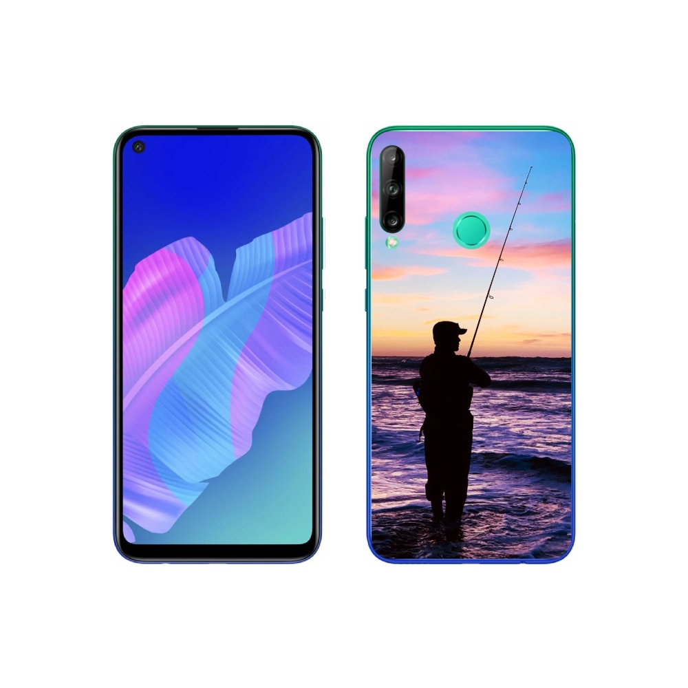 Gelový kryt mmCase na Huawei P40 Lite E - rybaření 1
