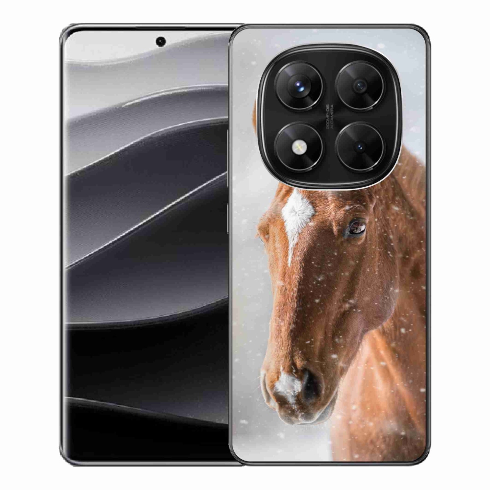 Gelový kryt mmCase na Xiaomi Redmi Note 14 Pro 5G/Poco X7 5G - hnědý kůň 2