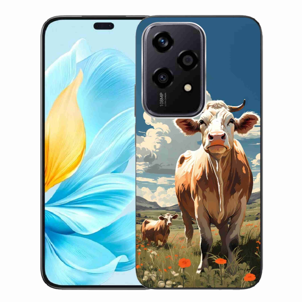 Gelový kryt mmCase na Honor 200 Lite 5G - krávy na louce