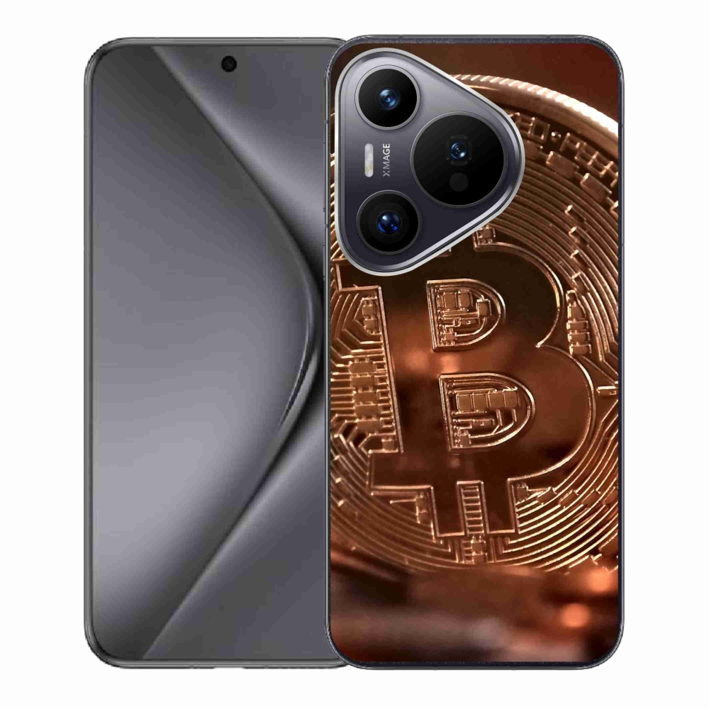 Gelový kryt mmCase na Huawei Pura 70 - bitcoin